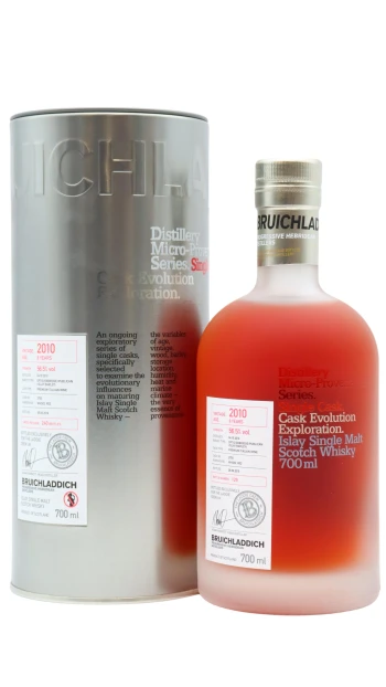 Bruichladdich - 8 year old Micro Provenance Single Wine Cask #2750 2010 Whisky 70cl 56.5% ABV