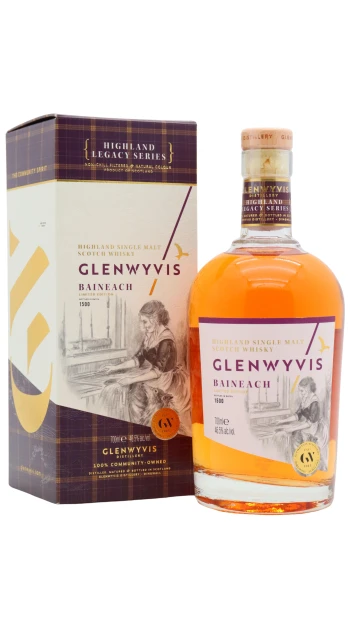 GlenWyvis - Highland Legacy Series 2 Baineach The Weaveress Highland Single Malt Scotch Whisky 70cl 46.5% ABV
