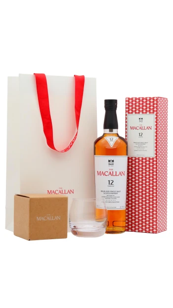 The Macallan - 12 year old Macallan 12 Double Cask Highland Single Malt Scotch Whisky 70cl 40% ABV (Includes Branded Glass & Gift Bag)