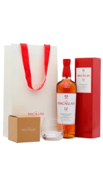 The Macallan - 12 year old Sherry Oak Highland Single Malt Scotch Whisky Whisky 70cl 40% ABV (Includes Branded Glass & Gift Bag)