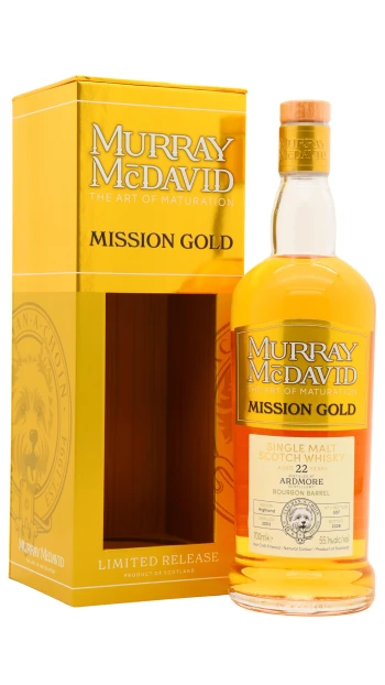 Ardmore - 22 year old Murray McDavid Mission Gold Series Single Malt Scotch 2003 Whisky 70cl 55.1% ABV
