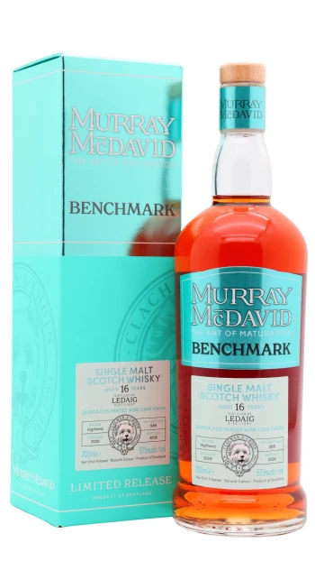 Ledaig - 16 year old Murray McDavid Benchmark Quinta Dos Frades Wine Cask Single Malt Scotch 2009 Whisky 70cl 57.5% ABV