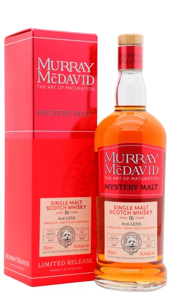Murray McDavid - 16 year old Ard-Less Mystery Malt Single Malt Scotch 2009 Whisky 70cl 54.3% ABV
