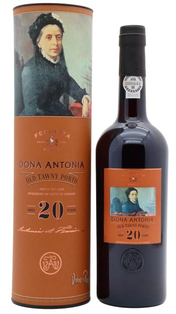 Ferreira - 20 year old Dona Antonia - Tawny Port 75cl 20% ABV (Gift Box)