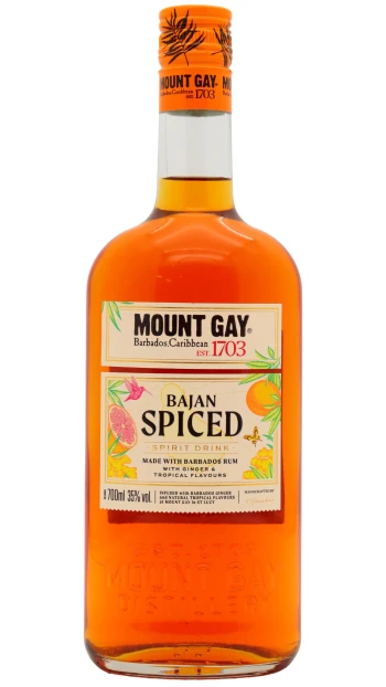 Mount Gay - Bajan Spiced Rum 70cl 35% ABV