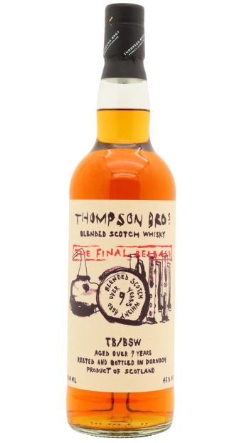Thompson Bros - 9 year old TB/BSW The Final Batch Blended Scotch Whisky 70cl 45% ABV