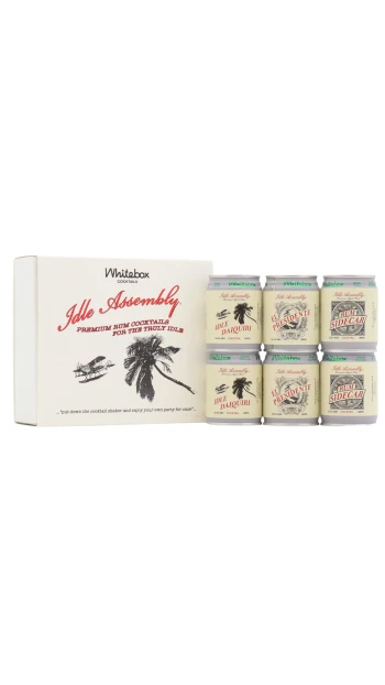 Idle Assembly - Whitebox Sidecar- El President- Daiquiri Cocktail 10cl x 6 26.2% ABV Gift Pack
