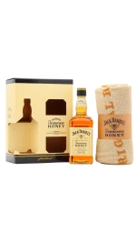 Jack Daniel's - Tennessee Honey Whiskey Liqueur 70cl 35% ABV Towel Gift Pack