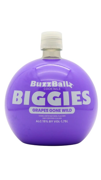 BuzzBallz - Grapes Gone Wild Biggie Cocktail 175cl 15% ABV (1.75 Litre Magnum)