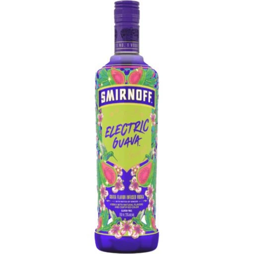 Smirnoff Electric Guava Vodka 750ml