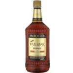 Mr. Boston Five Star Brandy 1L
