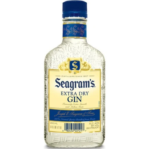 Seagrams Extra Dry Gin Plastic Bottle 200ml