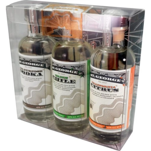 Saint George vodka 3 Pack All Purpose Green Chile Citrus 600ml