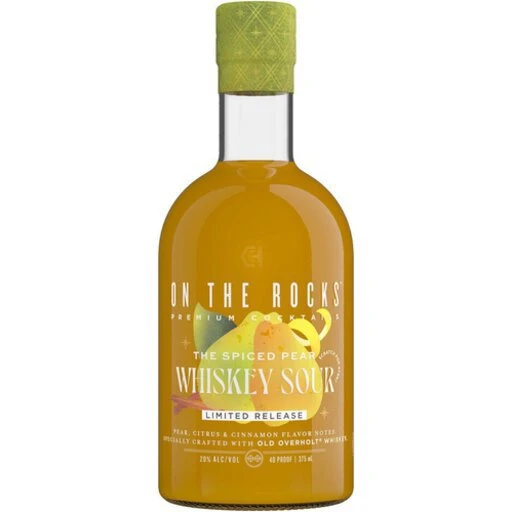 On The Rocks Spiced Pear Whiskey Sour 375ml