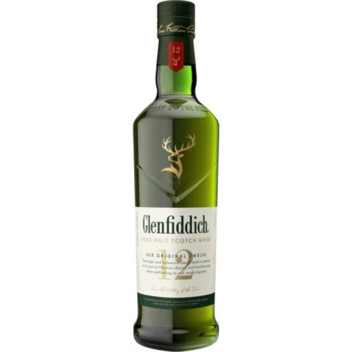 Glenfiddich 12 Year Old Single Malt Scotch Whisky 600ml