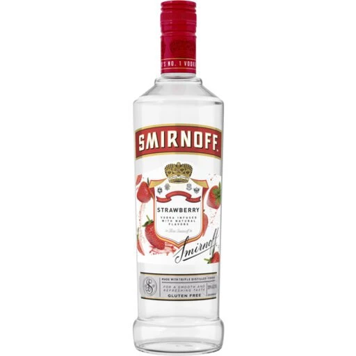 Smirnoff Strawberry Flavored Vodka 750ml