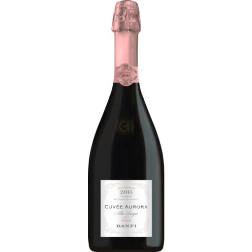 Banfi Alta Langa Brut Cuvee Aurora Talento Metodo Classico Millesimato Rose 750ml