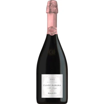 Banfi Alta Langa Brut Cuvee Aurora Talento Metodo Classico Millesimato Rose 750ml