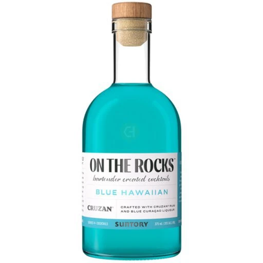 On The Rocks Cruzan Blue Hawaiian 375ml