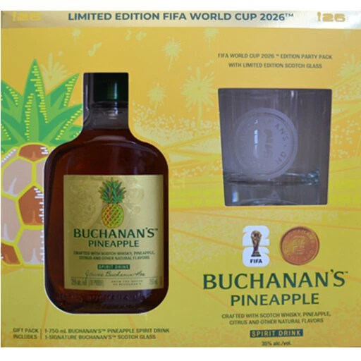 Buchanan's Pineapple Fifa Gift Set 750ml