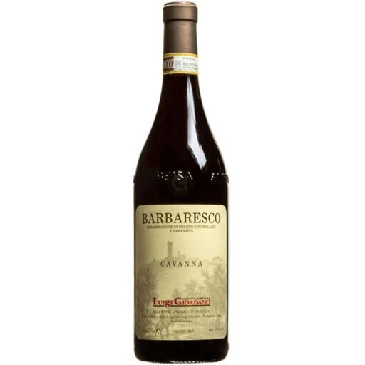 Red Wine Luigi Giordano Barbaresco Cavanna 750ml