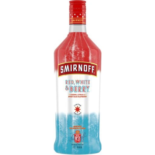 Smirnoff Red White & Berry Vodka 1.75L
