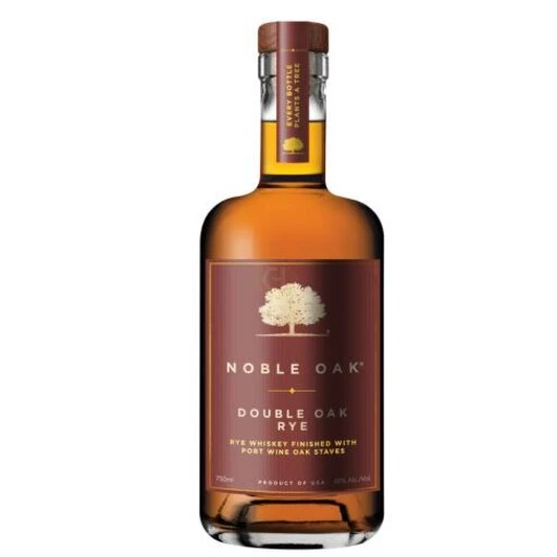 Noble Oak Double Oak Rye Whiskey 750ml