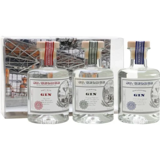 St George Gin Gift Pack: Dry Rye, Terroir, Botanivore 600ml