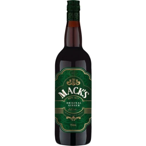 Mack's Original Green Ginger Wine 750ml