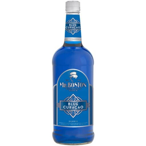 Mr Boston Blue Curacao Liqueur 1L