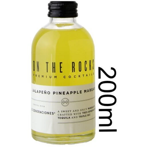 On The Rocks Jalapeno Pineapple Margarita 200ml