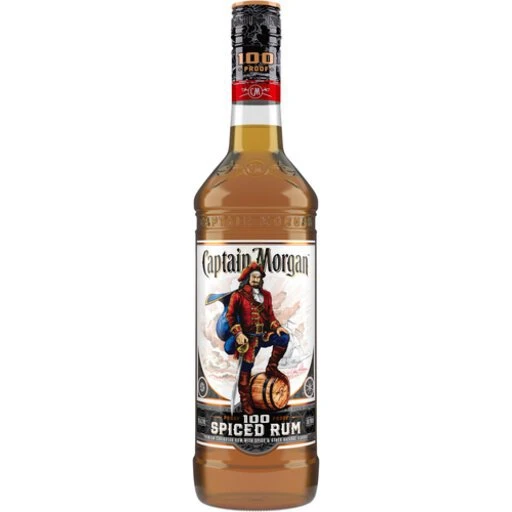Captain Morgan Black 100 Proof Cask Spiced Rum 750ml