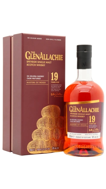 GlenAllachie - 19 year old Masters Of Wood - Ex-Solera Sherry Cask Finish Single Malt Scotch Whisky 70cl 50% ABV