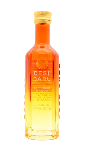 Desi Daru - Alphonso Mango Vodka 5cl 41% ABV Miniature