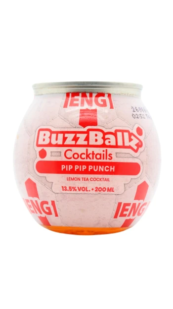 BuzzBallz - Limited Edition England 2026 World Cup Pip Pip Punch Lemon Tea Cocktail 20cl 13.5% ABV