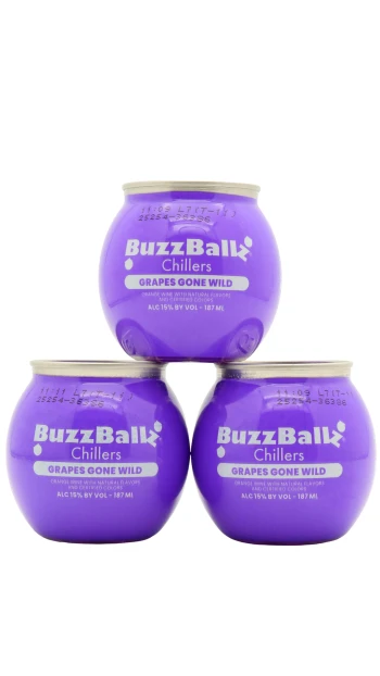 BuzzBallz - Grapes Gone Wild Cocktail 20cl x 3 15% ABV (3 x 20cl)