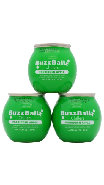 BuzzBallz - Forbidden Apple Cocktail 20cl x 3 15% ABV (3 x 20cl)