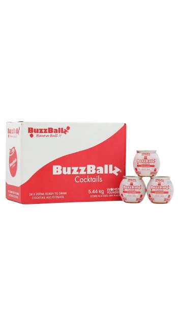 BuzzBallz - Limited Edition England 2026 World Cup Pip Pip Punch Lemon Tea Cocktail 20cl x 24 13.5% ABV (24 x 20cl)