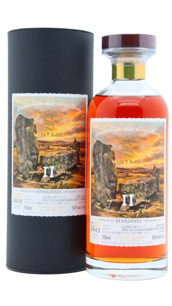Benrinnes - 11 year old Signatory Vintage The Monuments Of Scotland - Tomnaverie Stone Circle Single Malt Scotch 2015 Whisky 70cl 50.8% ABV
