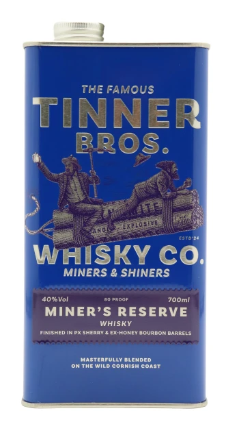 Tinner Bros - Miner's Reserve English Whisky 70cl 40% ABV