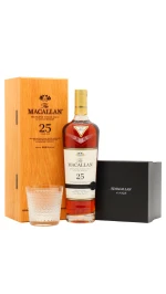 The Macallan - 25 year old 2023 Release Sherry Oak Highland Single Malt Scotch Whisky 70cl 43% ABV (Includes Lalique Whisky Tumbler)