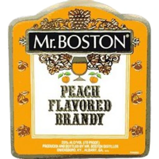 Mr. Boston Peach Flavored Brandy 375ml