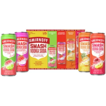 Smirnoff Smash Vodka Soda Variety 355ml