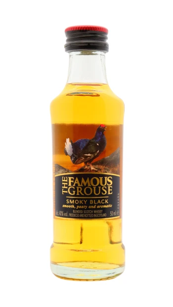 Famous Grouse - Smoky Black Blended Scotch Whisky 5cl 40% ABV Miniature