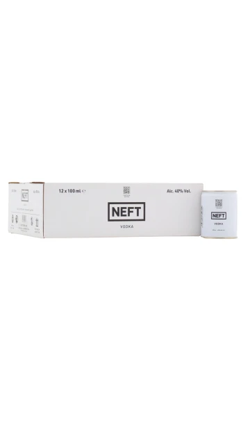 NEFT - Premium Austrian Vodka 10cl x 12 40% ABV Miniatures- (12 x 10cl)