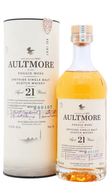 Aultmore - 21 year old Speyside Single Malt Scotch Whisky 70cl 46% ABV