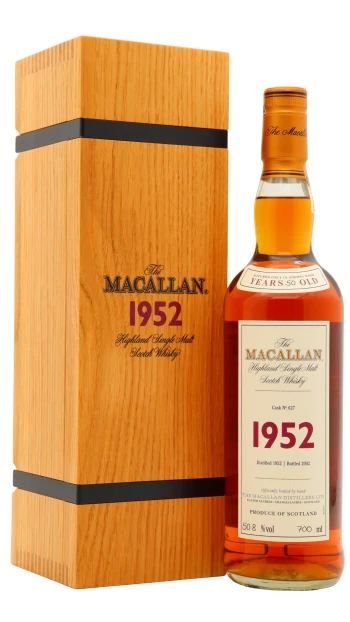 The Macallan - 50 year old Fine & Rare Single Cask #627 1952 Whisky 70cl 50.8% ABV
