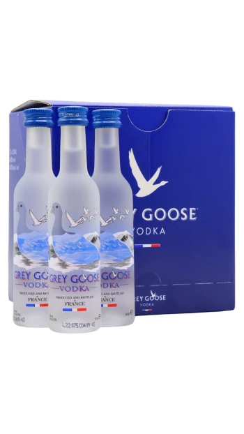 Grey Goose - French Vodka 5cl x 12 40% ABV Miniatures- (12 x 5cl)