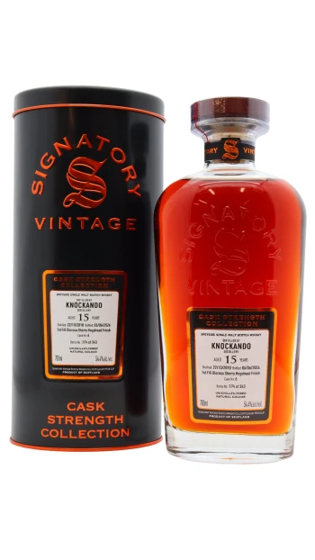 Knockando - 15 year old Signatory Vintage Cask Strength Collection Single Cask #6 2010 Whisky 70cl 54.4% ABV