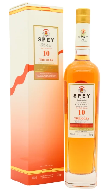 Speyside Distillery - 10 year old Spey Trilogia Lightly Peated Single Malt Scotch Whisky 70cl 46% ABV